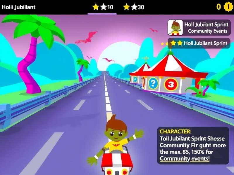 Holi Jubilant Sprint character selection screen